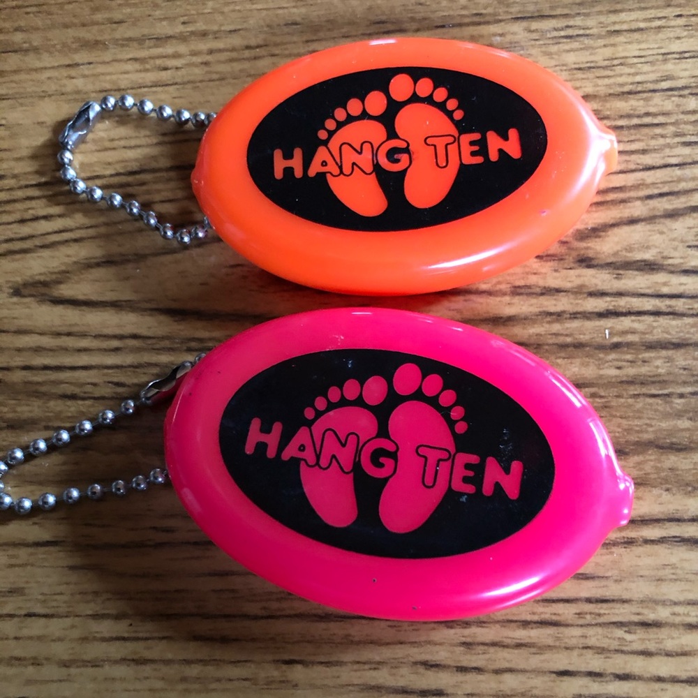 Vintage Hang Ten squeeze  coin pouch